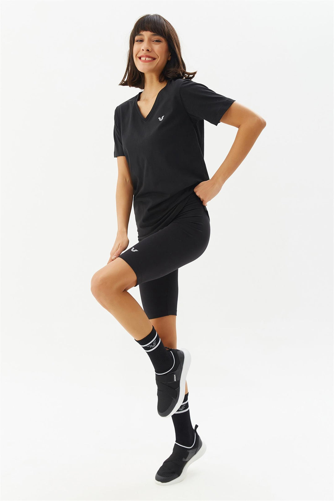 Lässige kurze Leggings für Damen