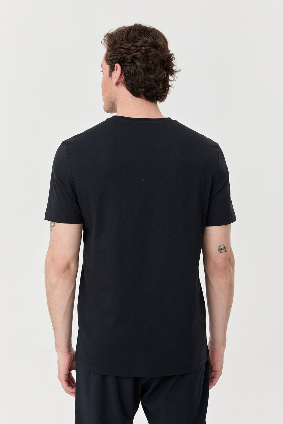 Herren Bedrucktes Baumwoll-T-Shirt