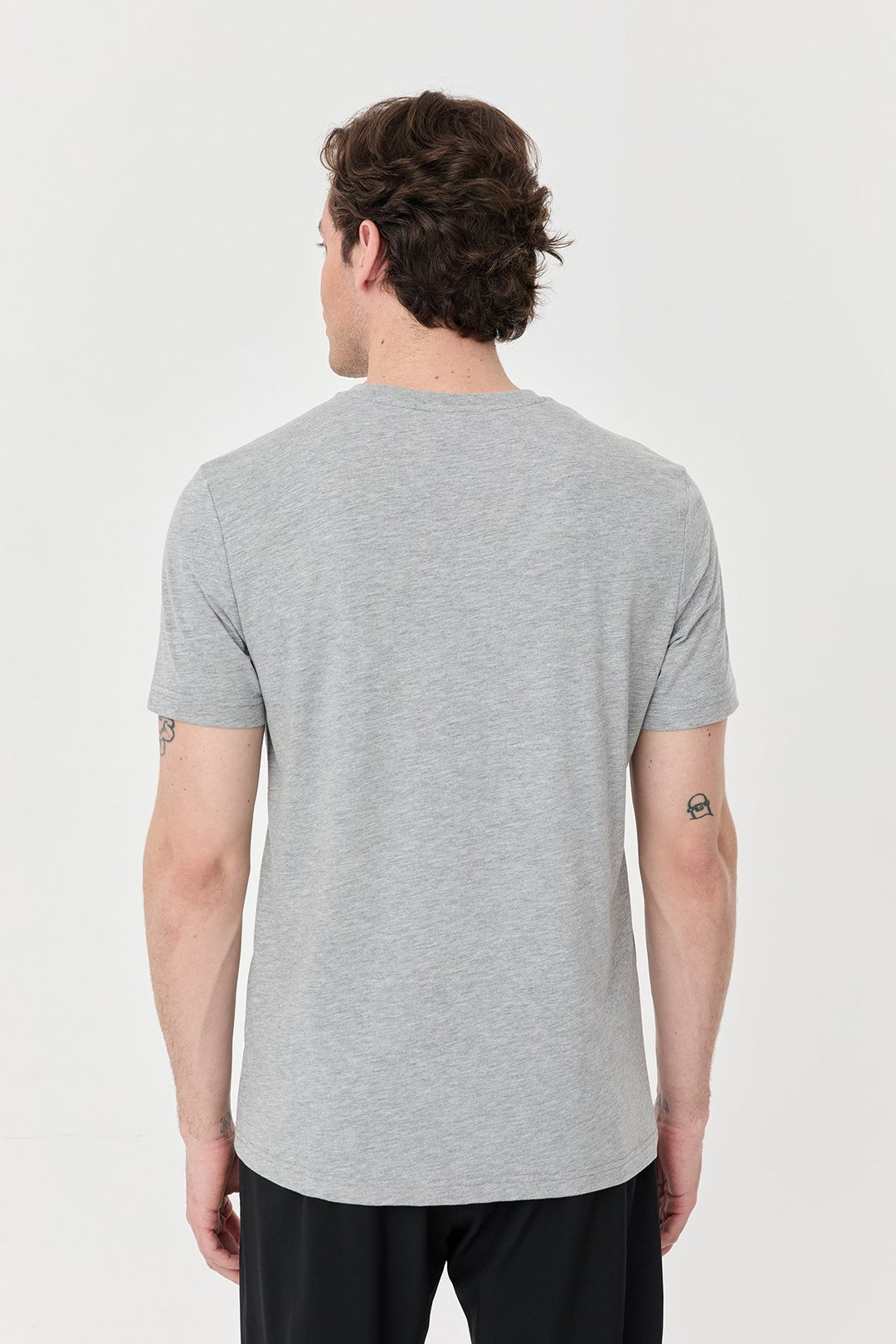 Herren Bedrucktes Baumwoll-T-Shirt