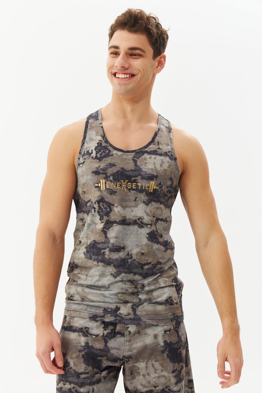 Herren Gemustertes Unterhemd