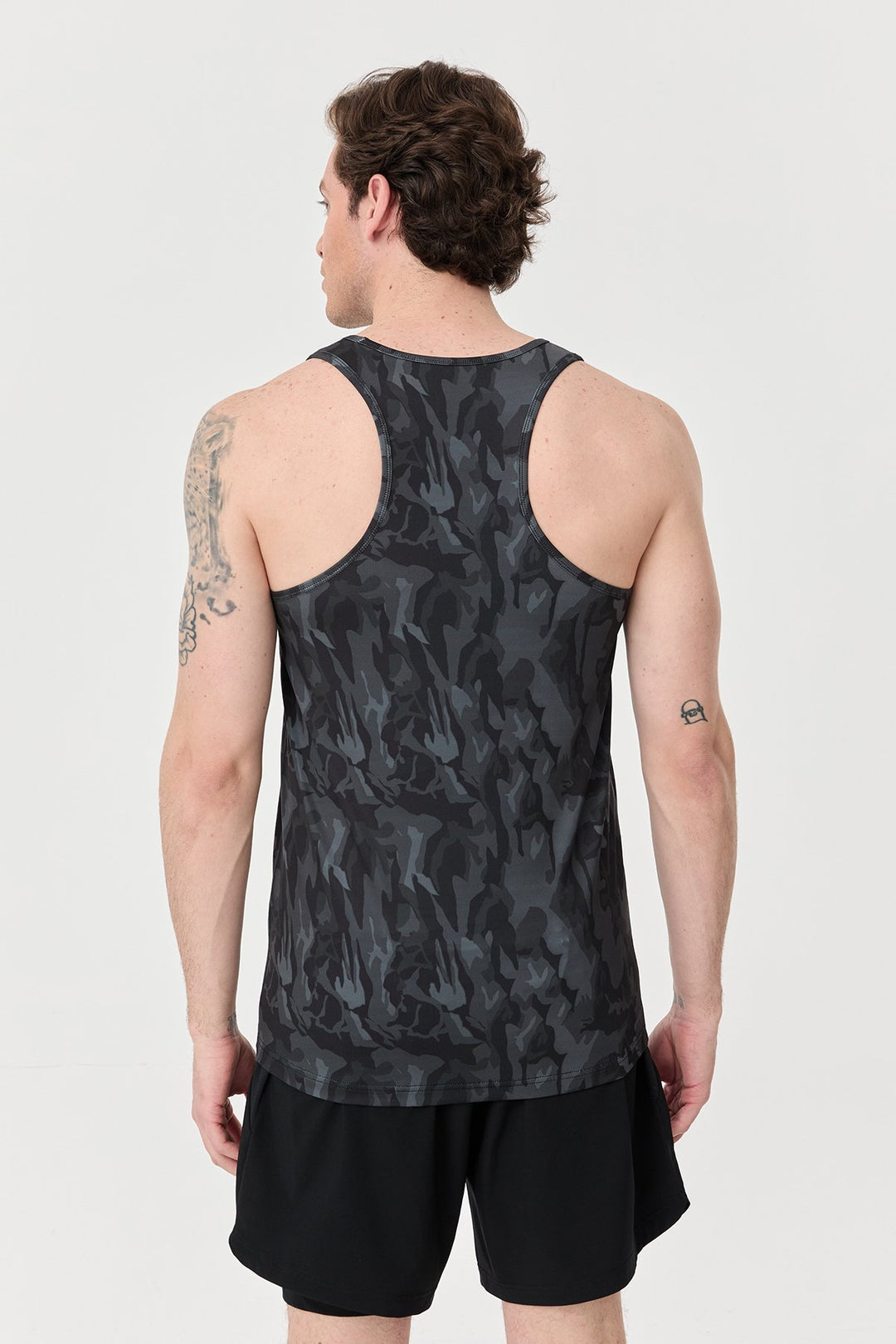 Herren Gemustertes Unterhemd