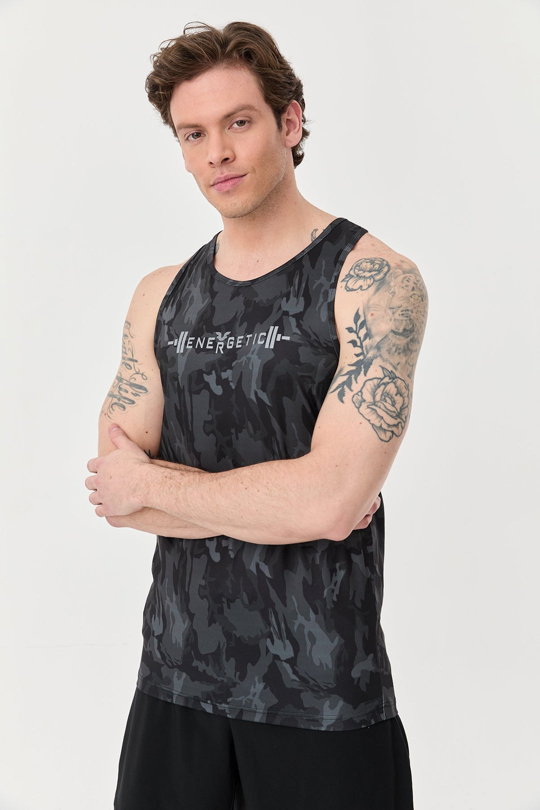 Herren Gemustertes Unterhemd