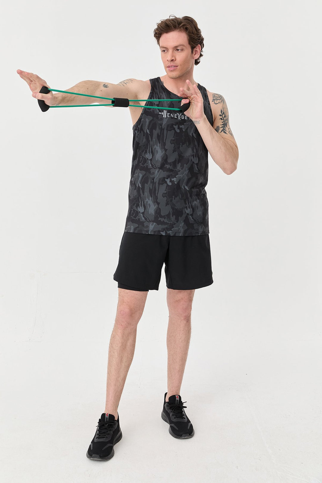 Herren Gemustertes Unterhemd