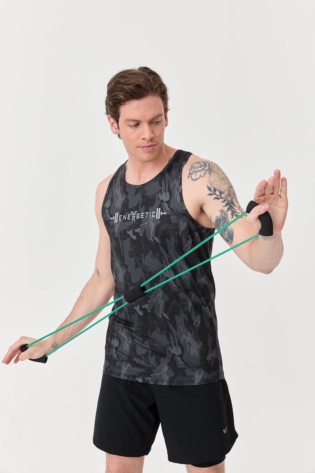 Herren Gemustertes Unterhemd