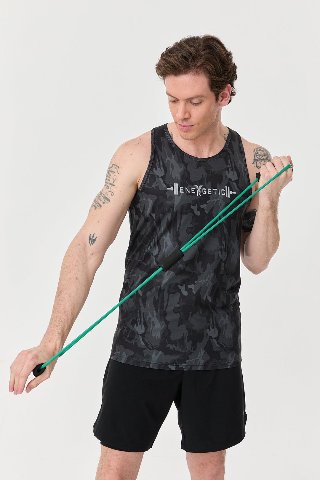 Herren Gemustertes Unterhemd