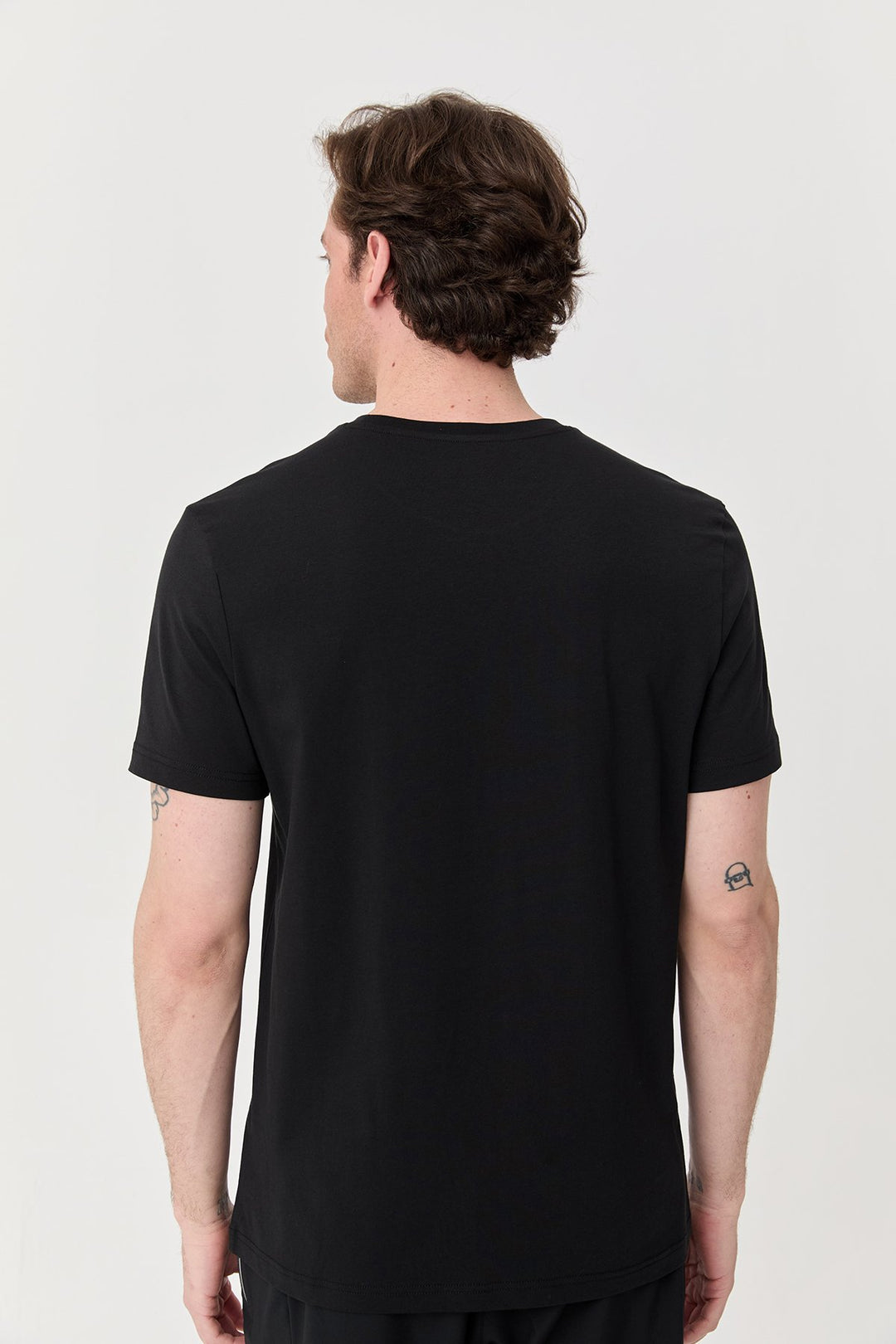 Herren Bedrucktes Baumwoll-T-Shirt