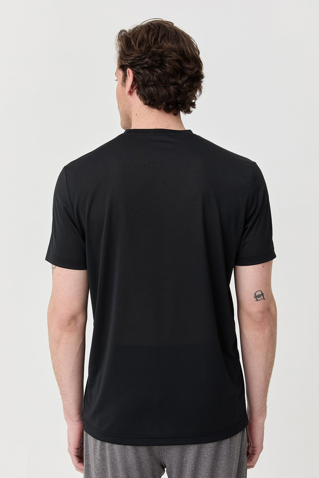 Herren Bedrucktes Trainings-T-Shirt