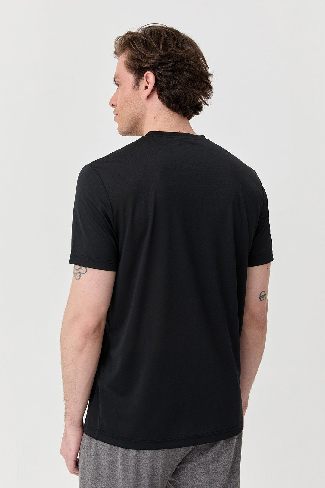 Herren Bedrucktes Trainings-T-Shirt