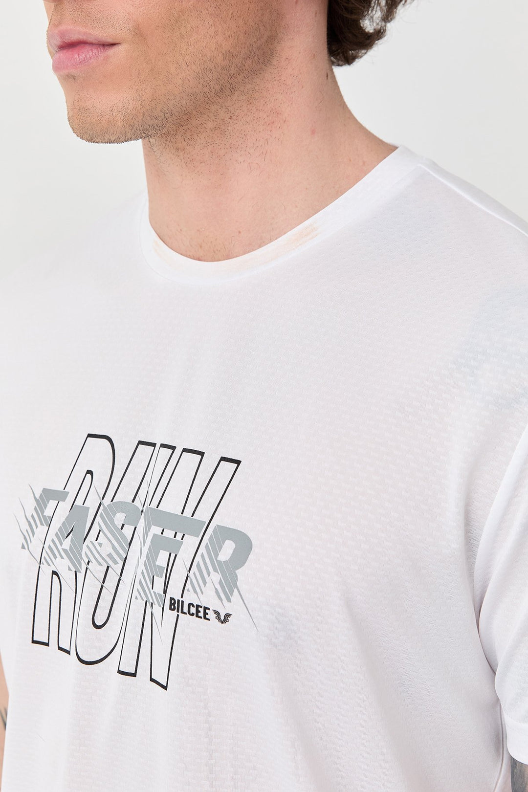 Herren Bedrucktes Trainings-T-Shirt