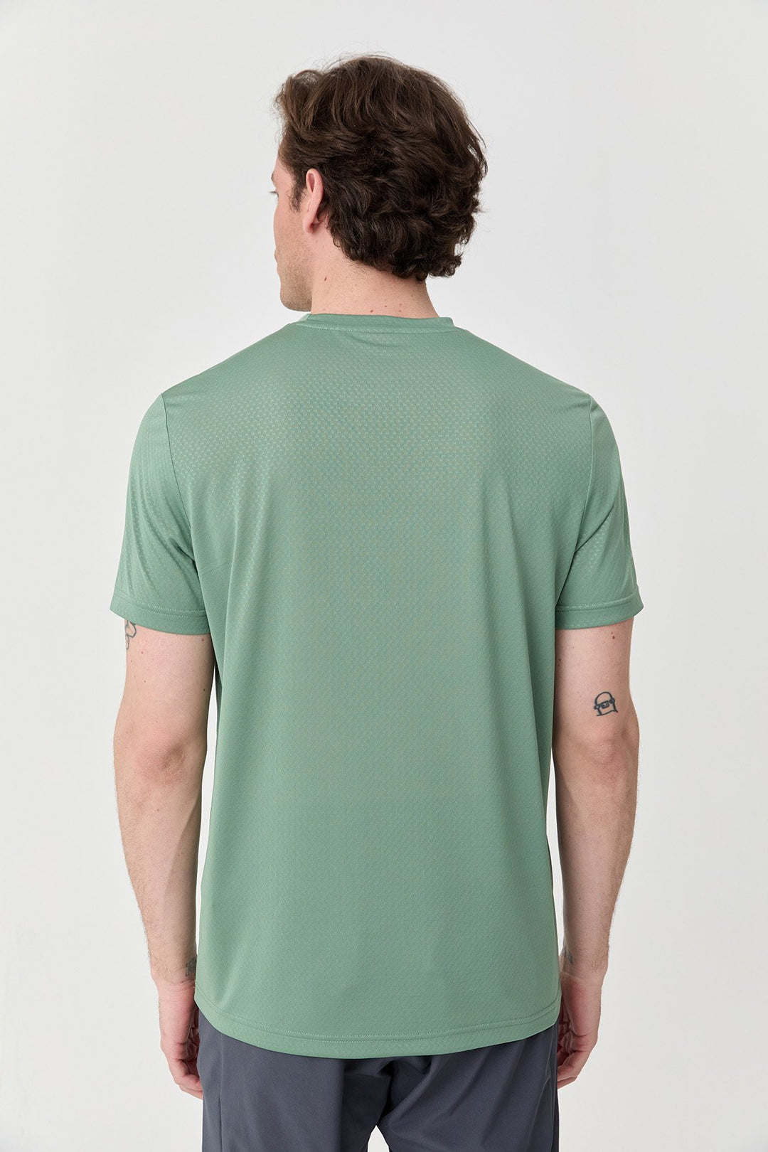 Herren Bedrucktes Trainings-T-Shirt