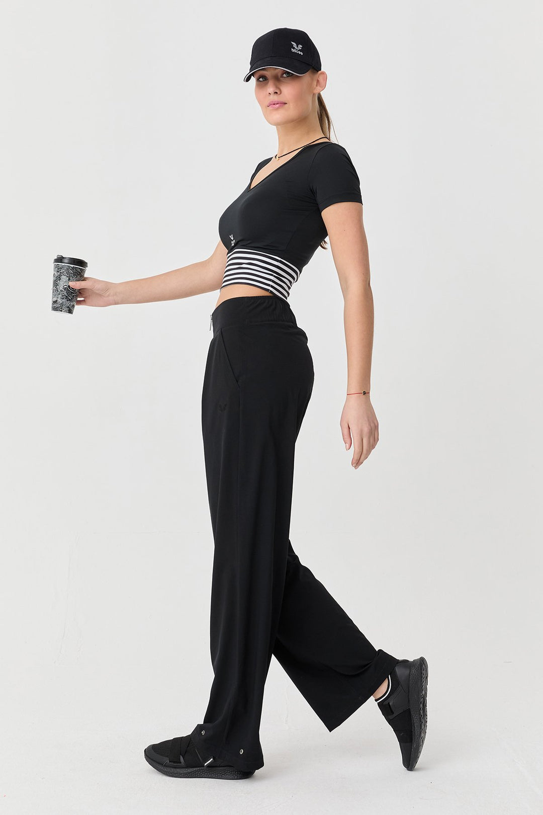 Damen Kurzarm Crop Body