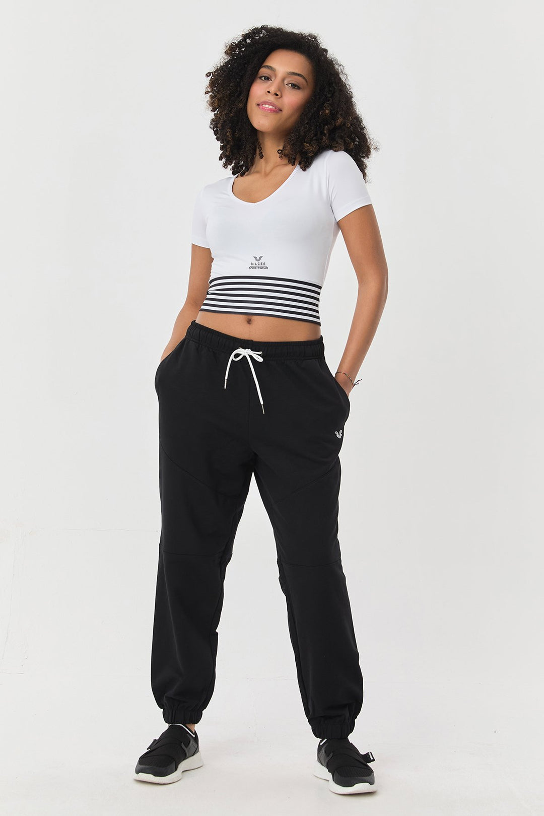 Damen Kurzarm Crop Body
