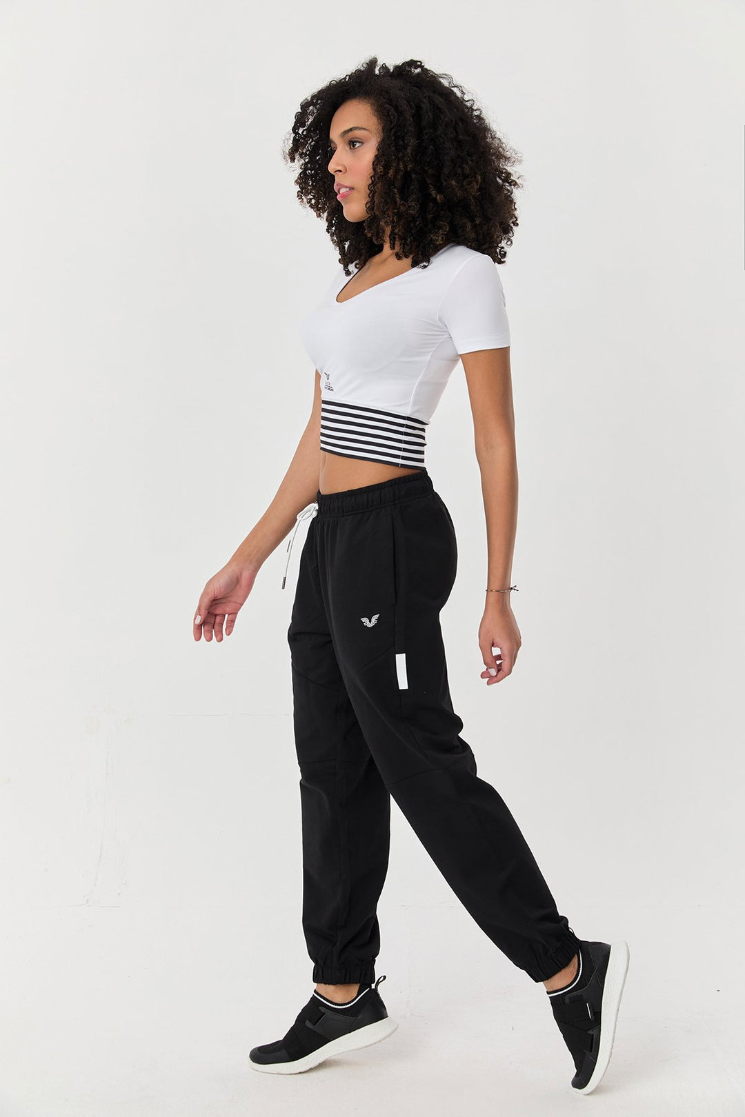 Damen Kurzarm Crop Body