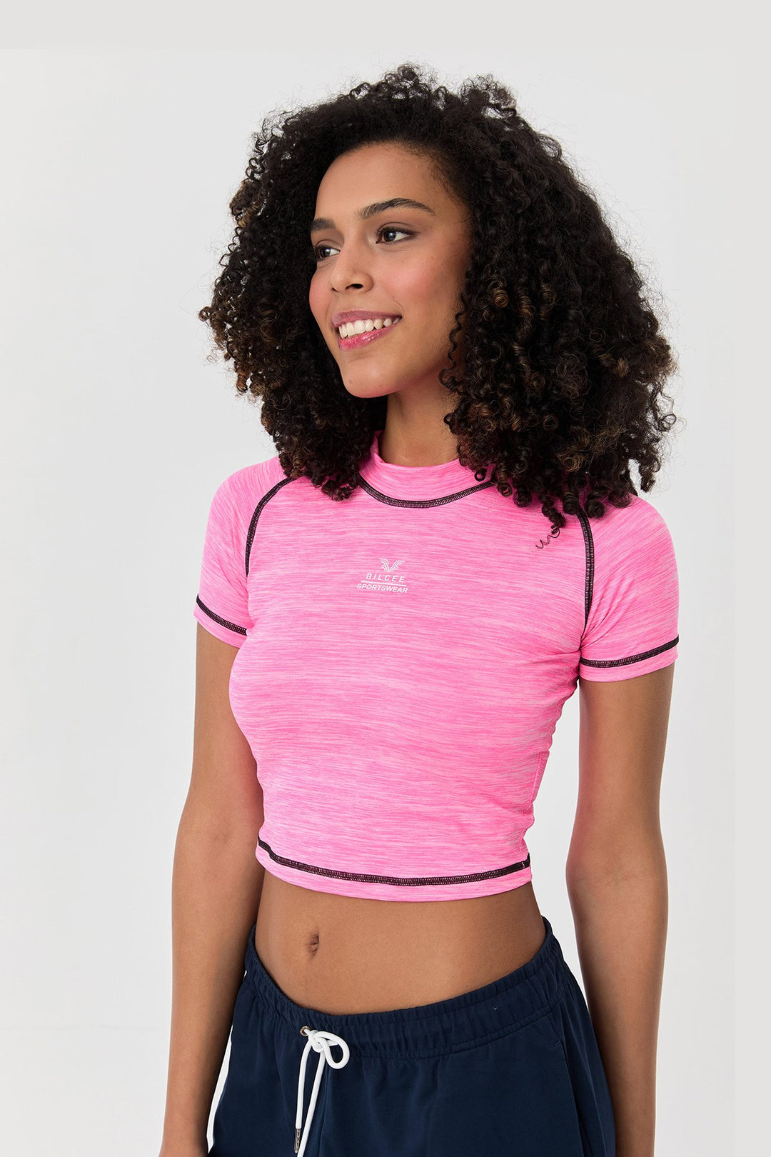 Damen Athleisure Crop T-Shirt