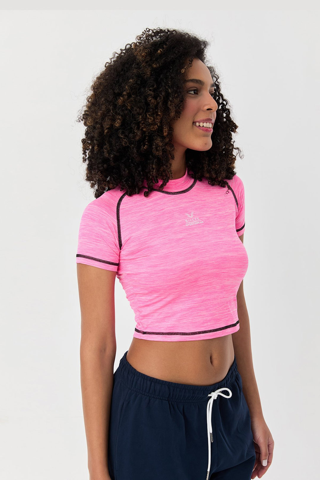 Damen Athleisure Crop T-Shirt