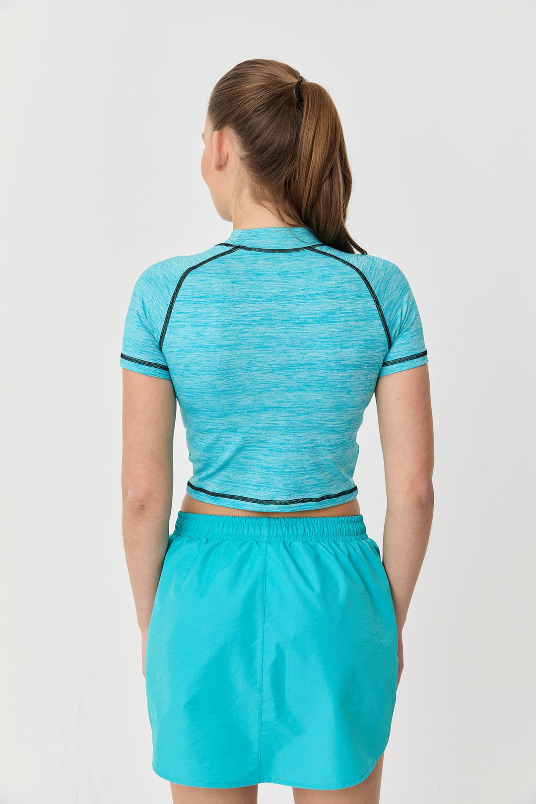 Damen Athleisure Crop T-Shirt