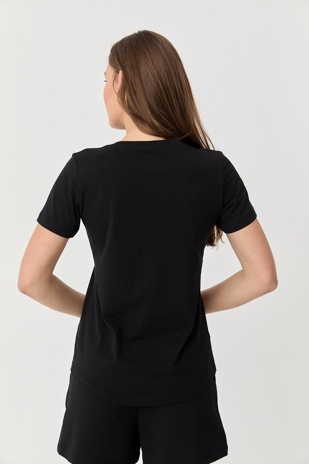Bedrucktes Damen-T-Shirt aus Baumwolle