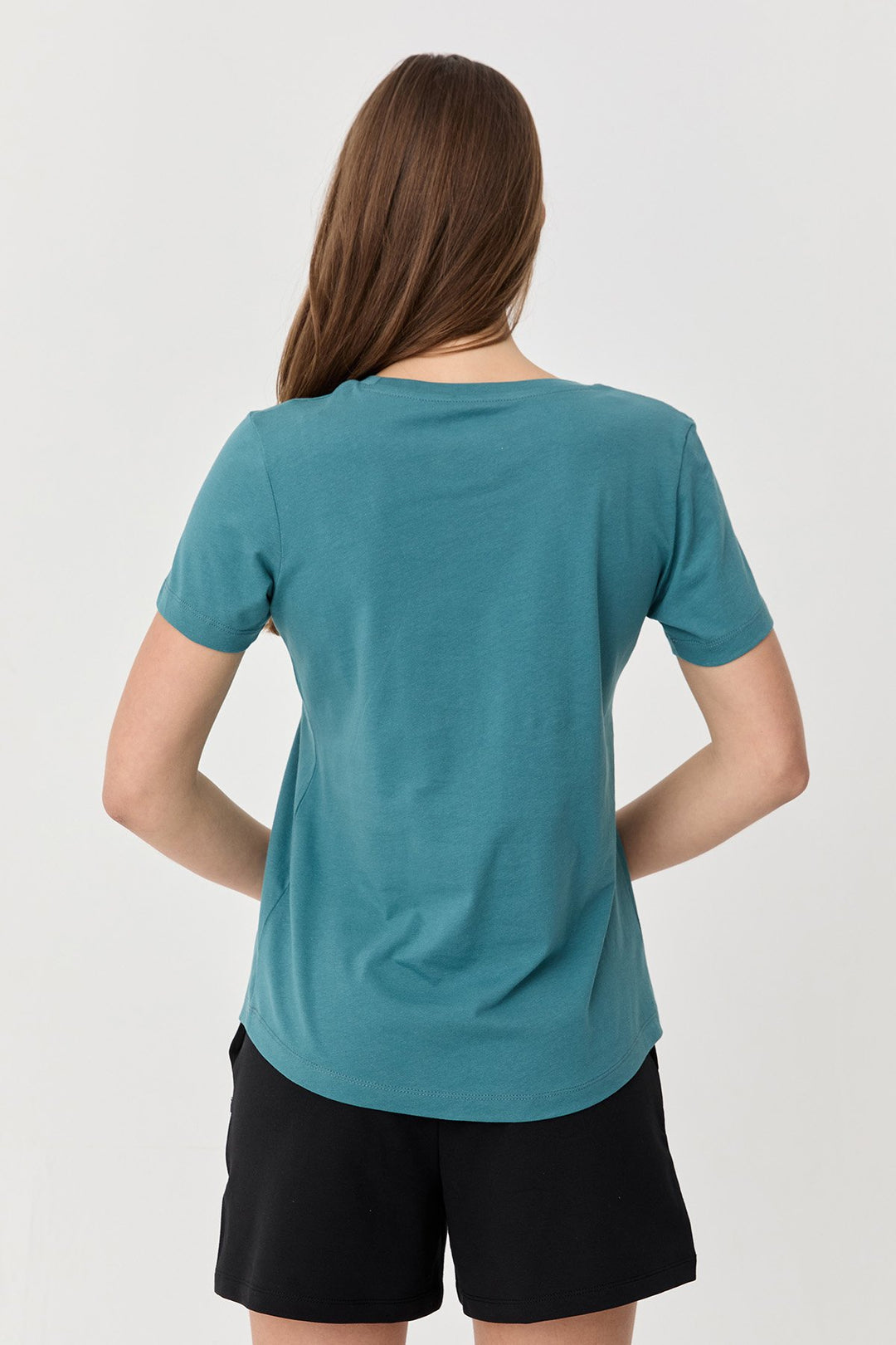 Bedrucktes Damen-T-Shirt aus Baumwolle