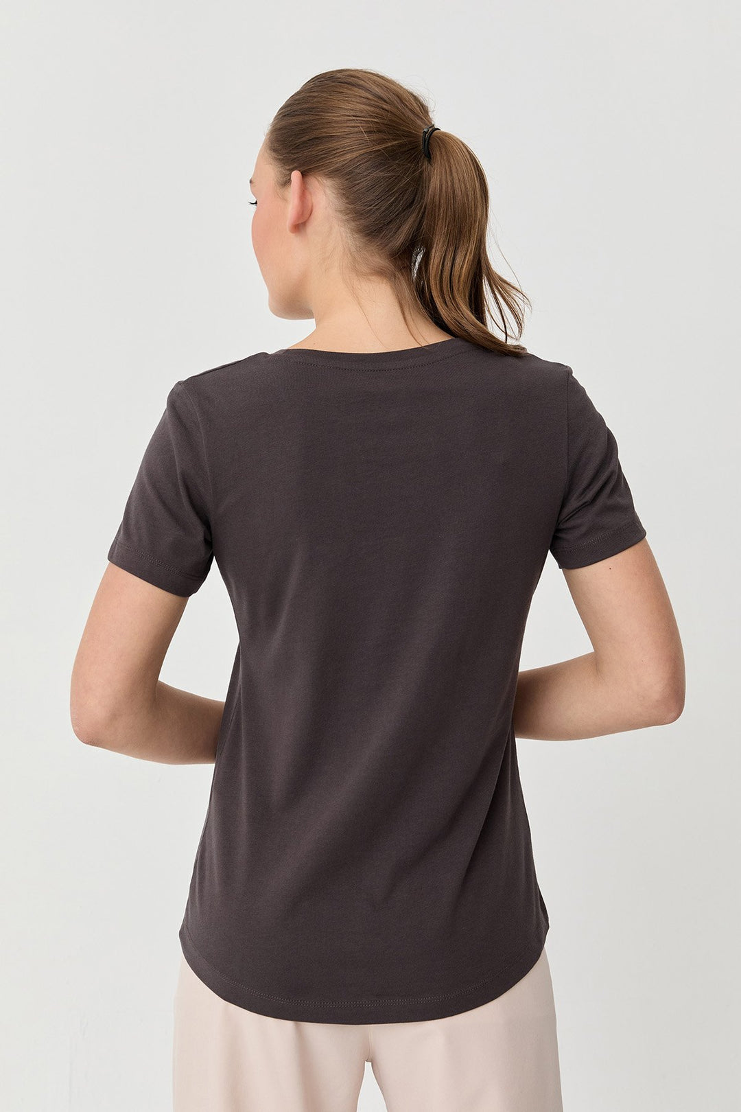 Bedrucktes Damen-T-Shirt aus Baumwolle