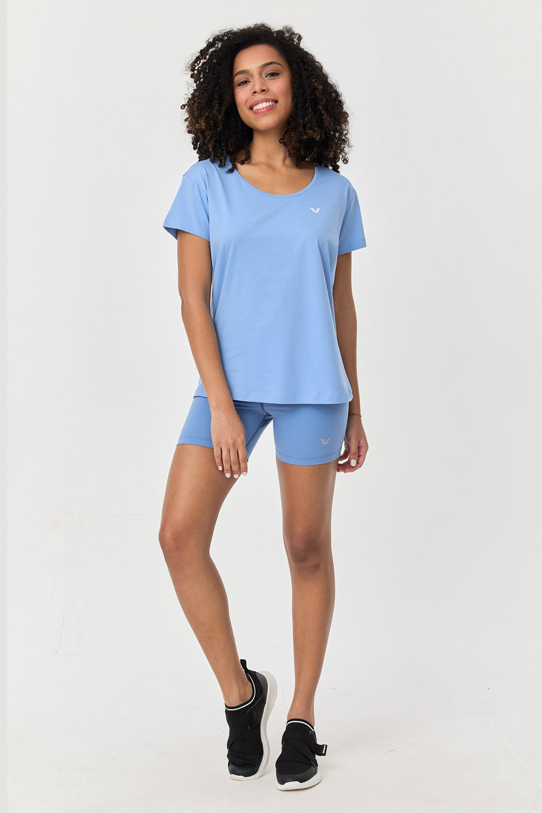 Damen Baumwolle Kurzarm T-Shirt