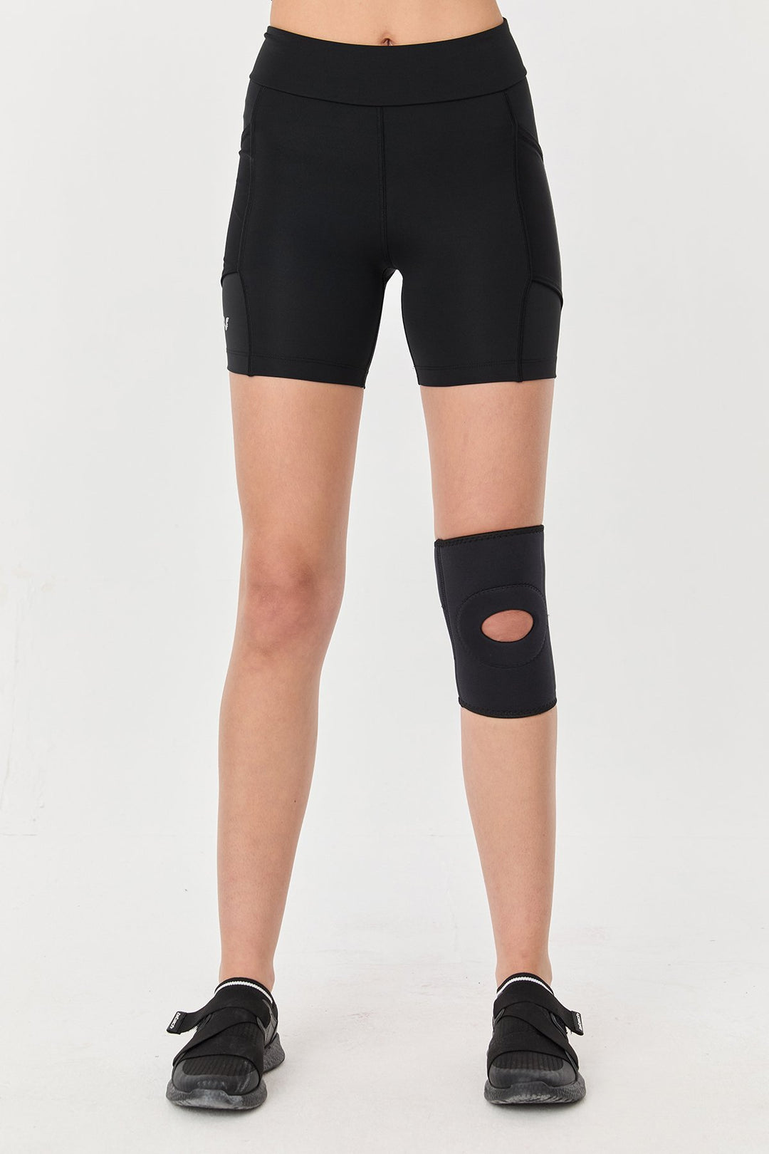 Damen mit Reißverschluss vorne, Tennis Kleid mit eingebauten Schwimm-Leggings