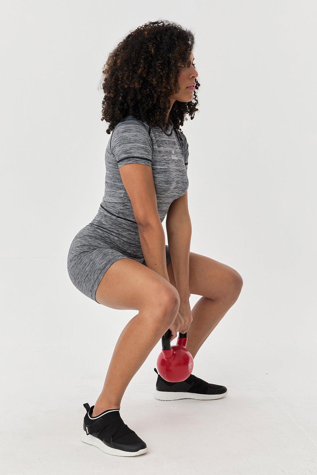 Damen Hohe Taille Über dem Knie Sport Biker Leggings