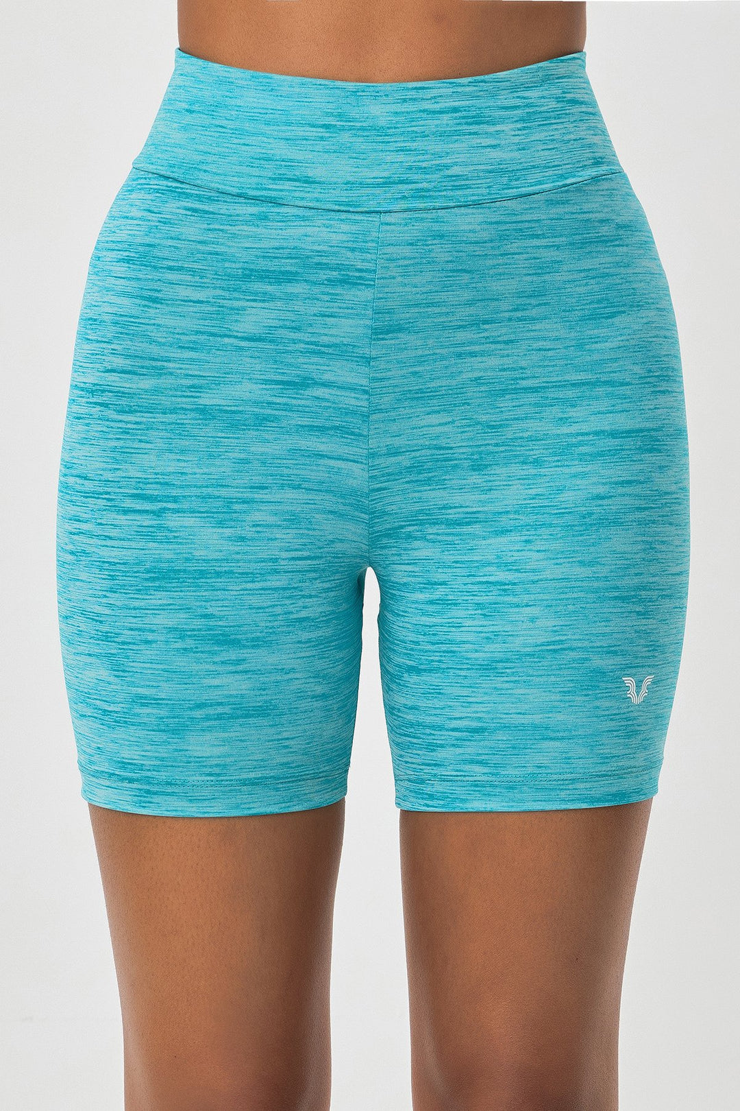 Damen Hohe Taille Über dem Knie Sport Biker Leggings