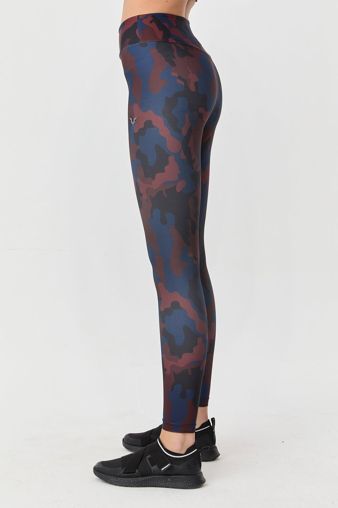 Damen Hohe Taille Camouflage Formgebende Leggings