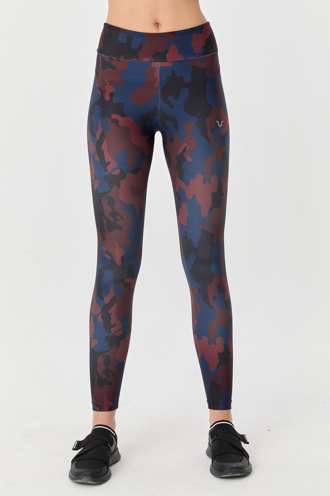Damen Hohe Taille Camouflage Formgebende Leggings