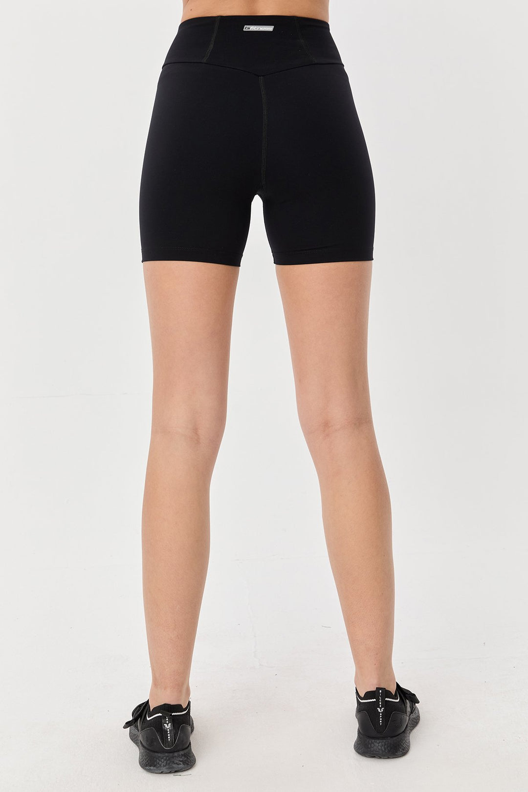 Damen Hohe Taille Kurze Länge Sport Leggings