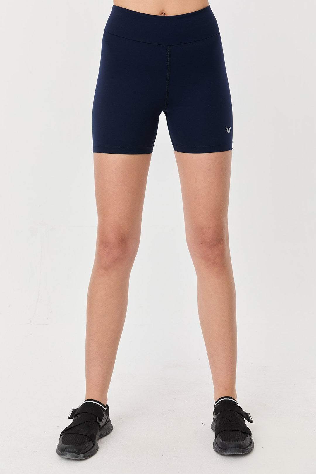 Damen Hohe Taille Kurze Länge Sport Leggings