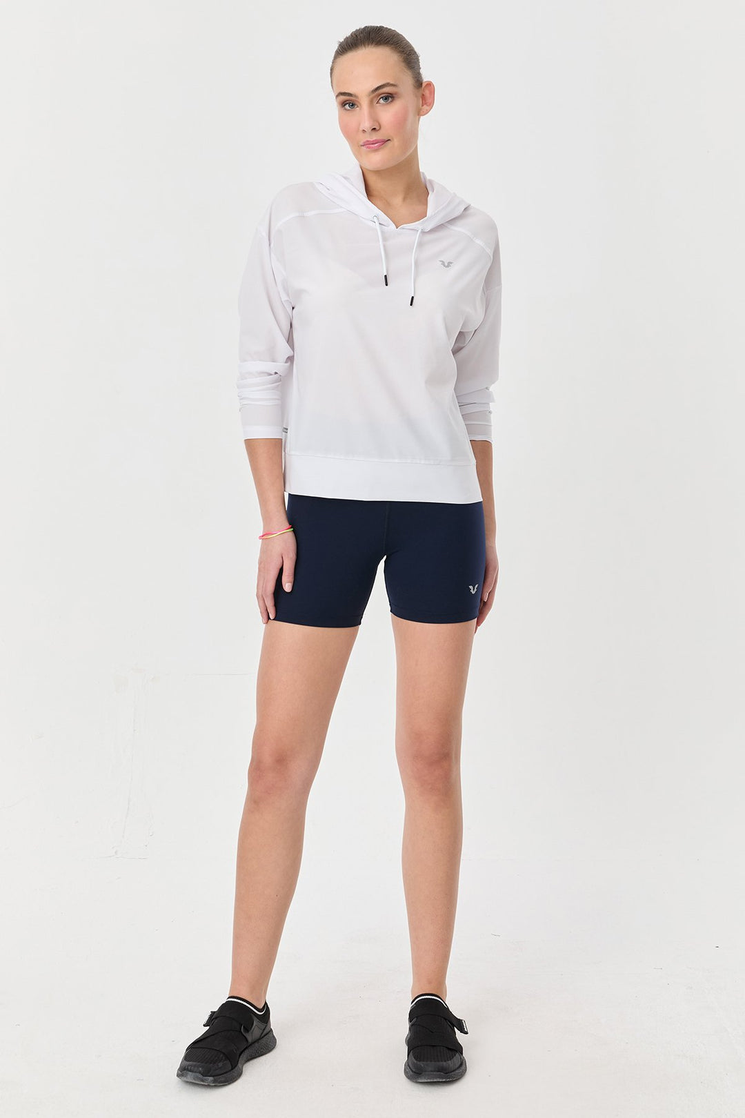 Damen Hohe Taille Kurze Länge Sport Leggings