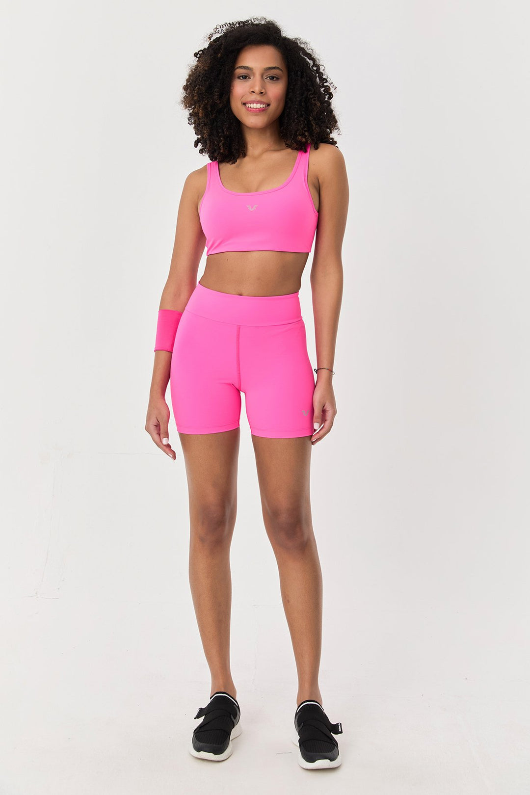 Damen Hohe Taille Kurze Länge Sport Leggings