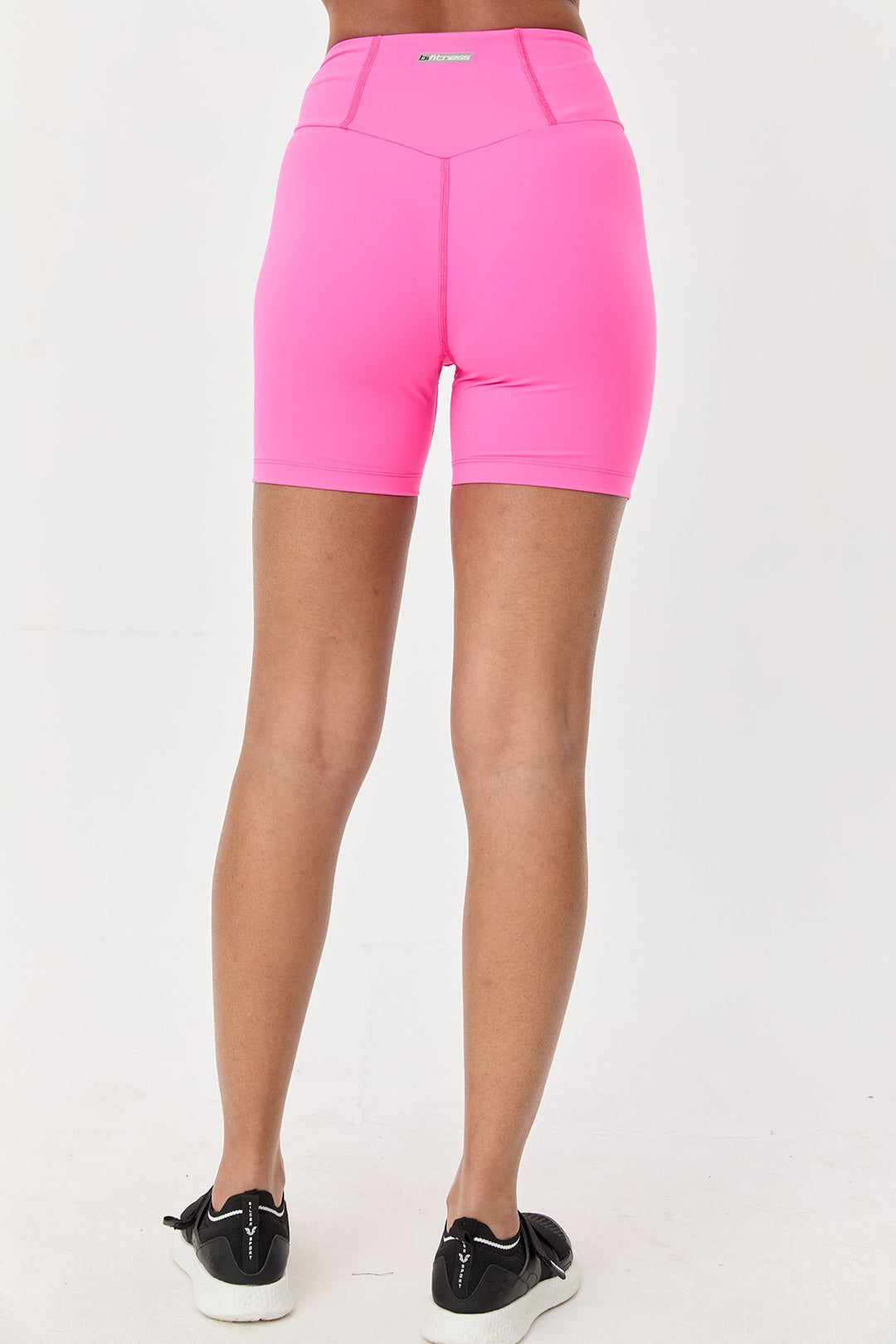Damen Hohe Taille Kurze Länge Sport Leggings