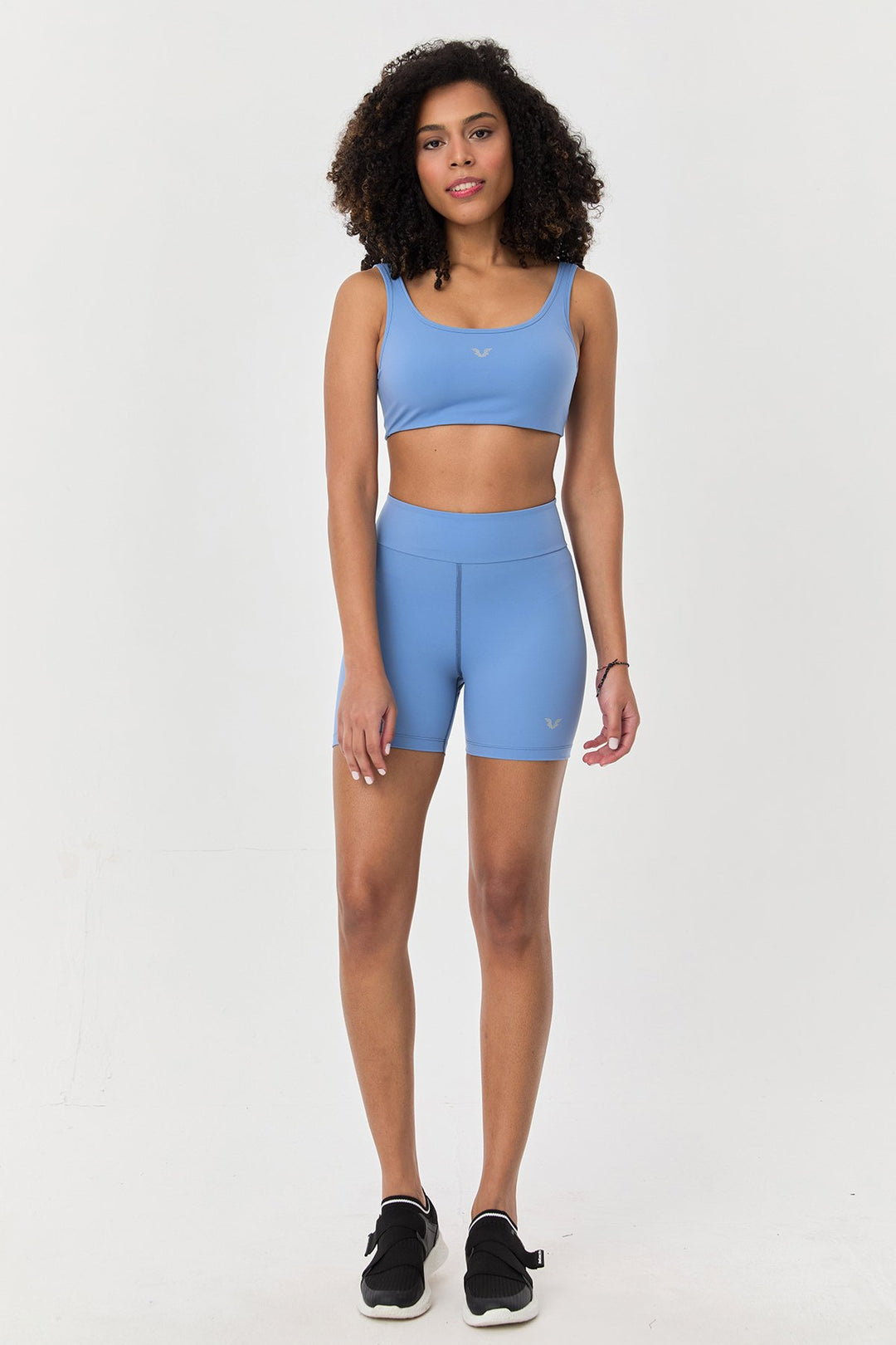 Damen Hohe Taille Kurze Länge Sport Leggings