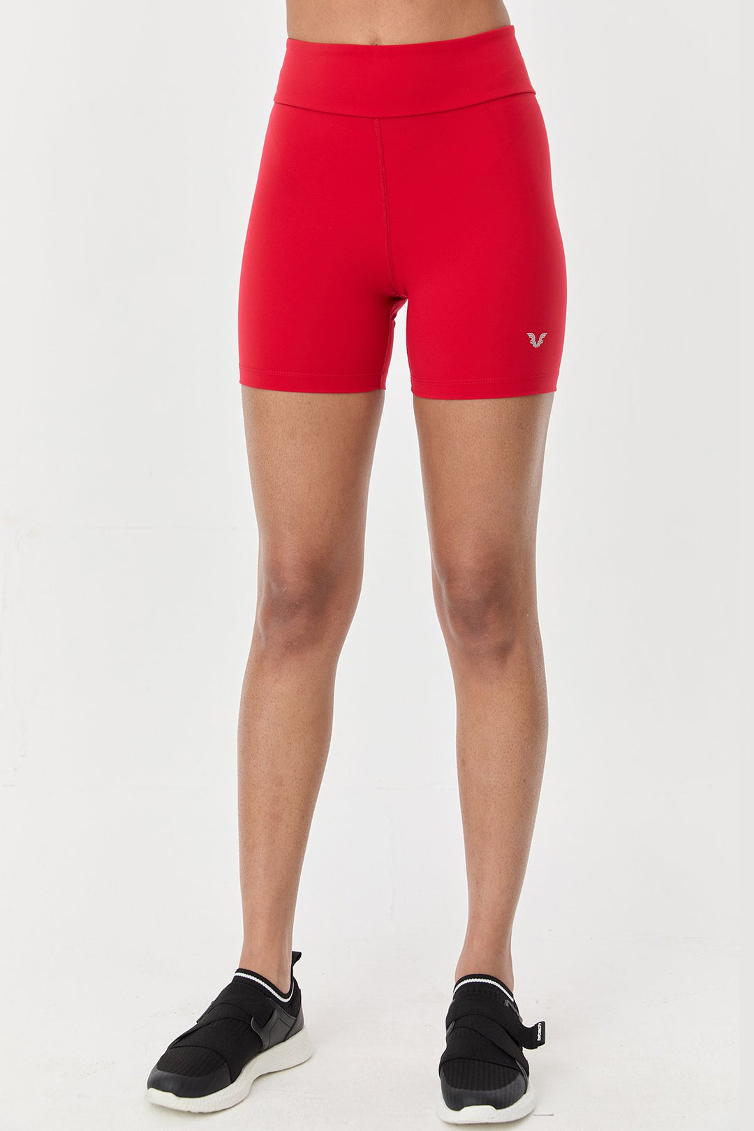 Damen Hohe Taille Kurze Länge Sport Leggings