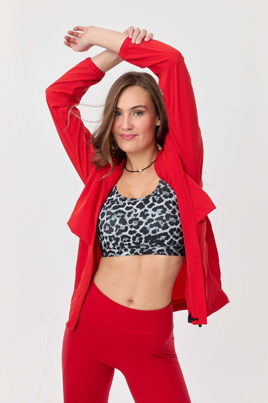 Damen Hohe Taille Kurze Länge Sport Leggings