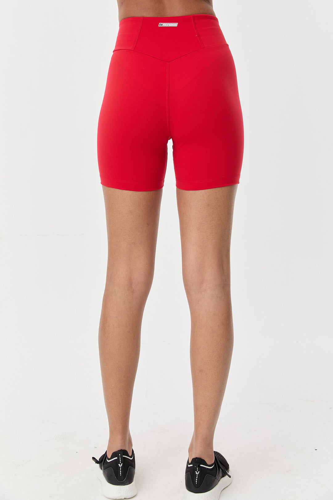 Damen Hohe Taille Kurze Länge Sport Leggings