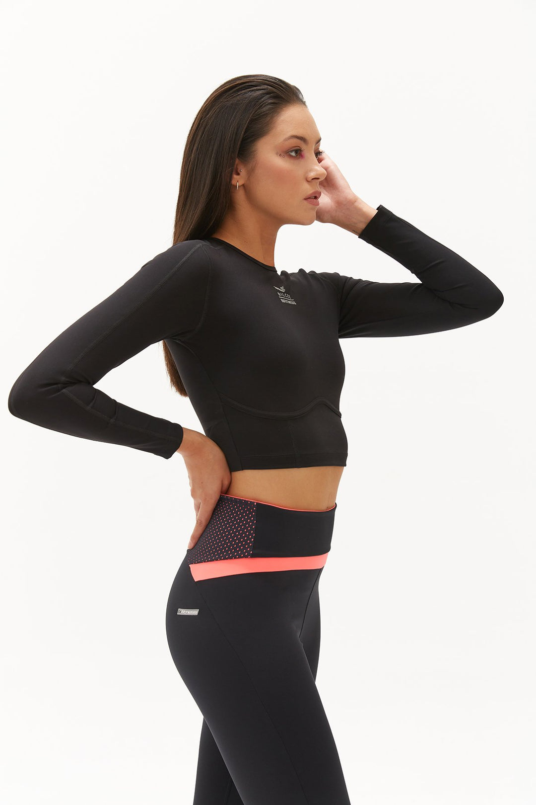 Damen Leggings mit hohem Bund