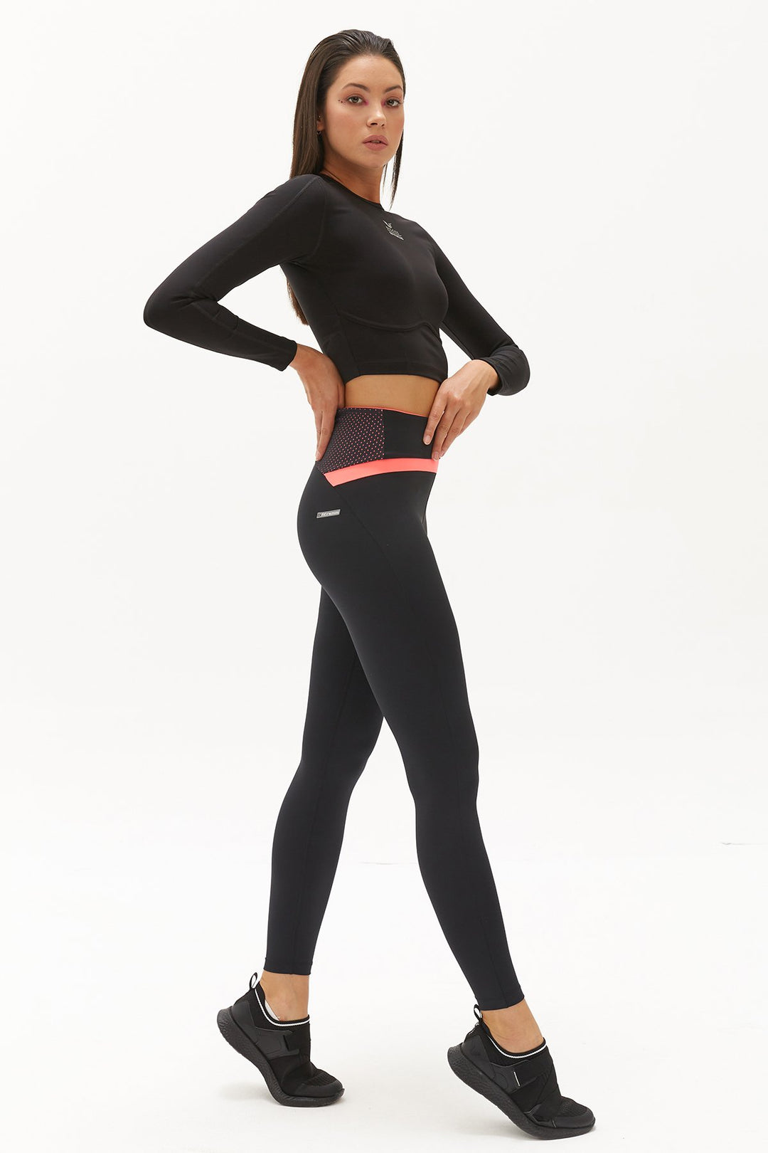 Damen Leggings mit hohem Bund