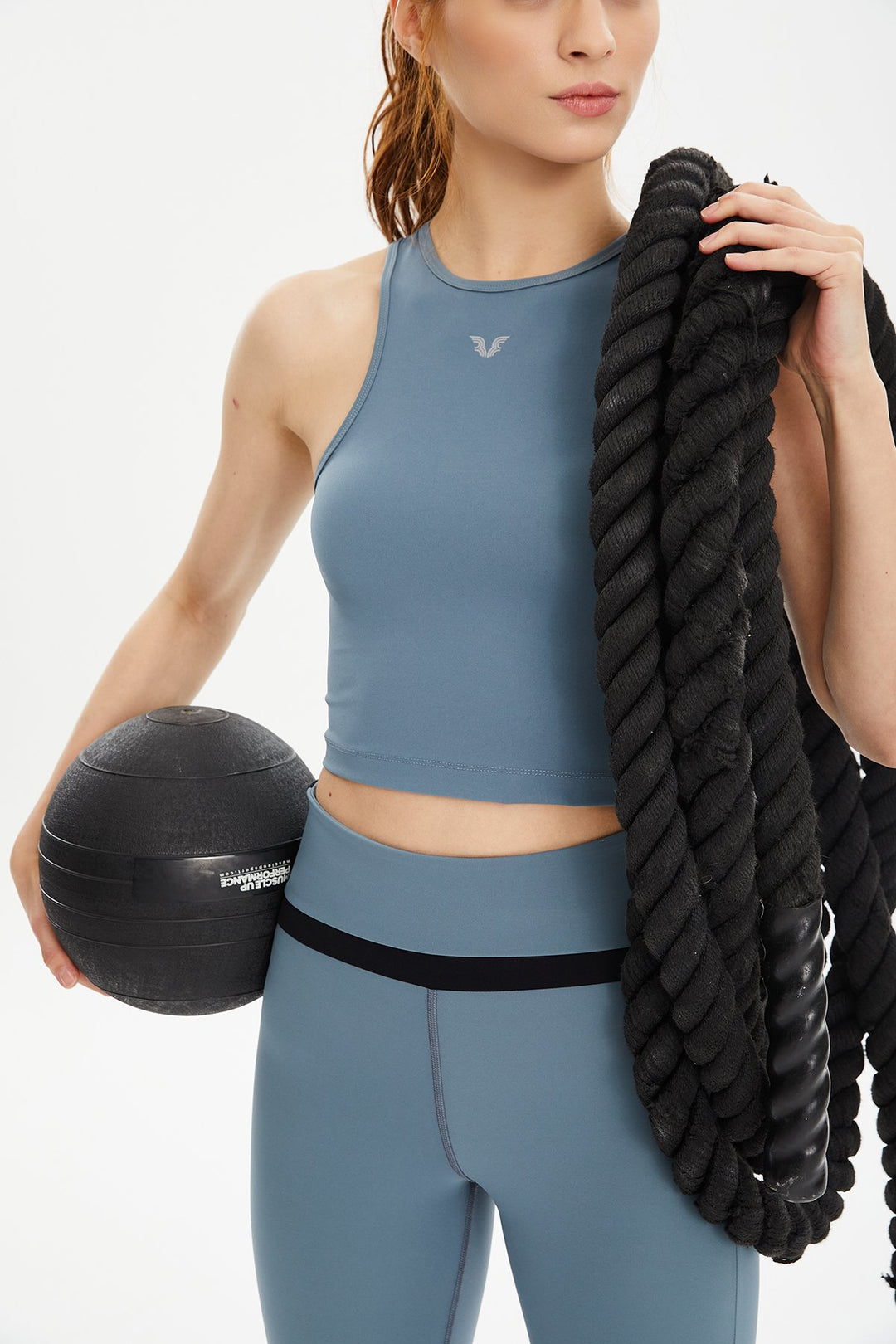 Damen Leggings mit hohem Bund