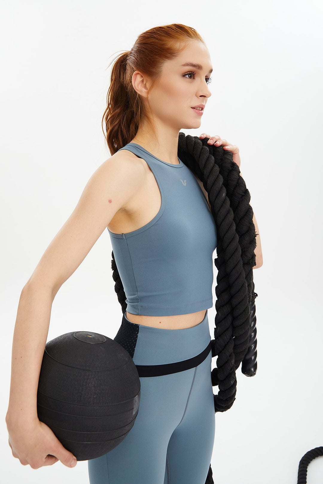 Damen Leggings mit hohem Bund