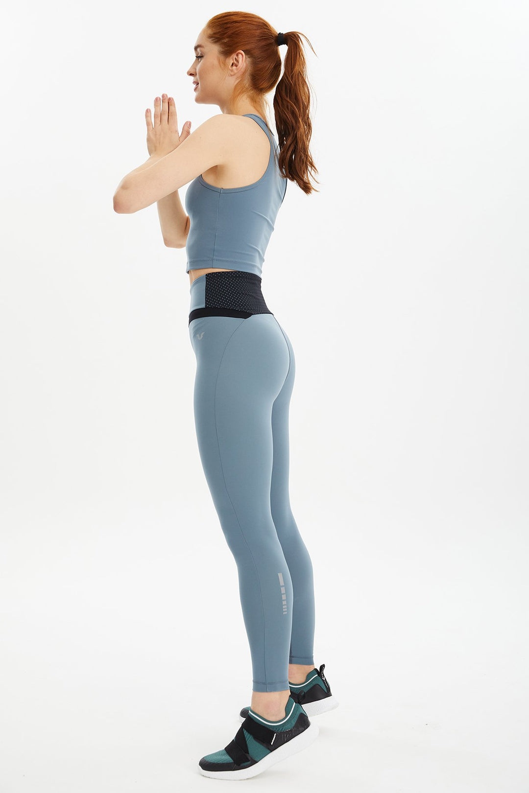 Damen Leggings mit hohem Bund