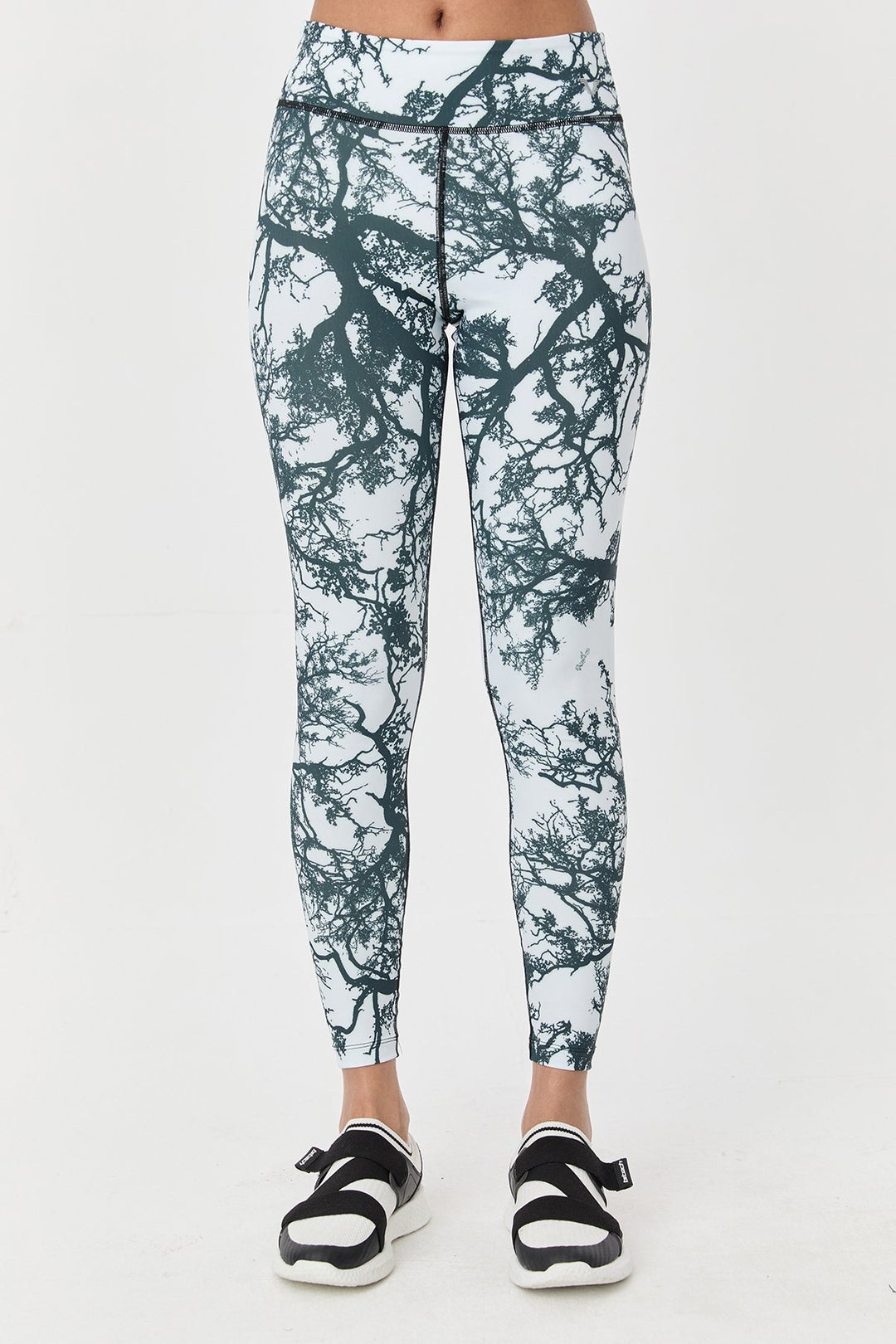 Damen Gemusterte Hohe Taille Sport Leggings