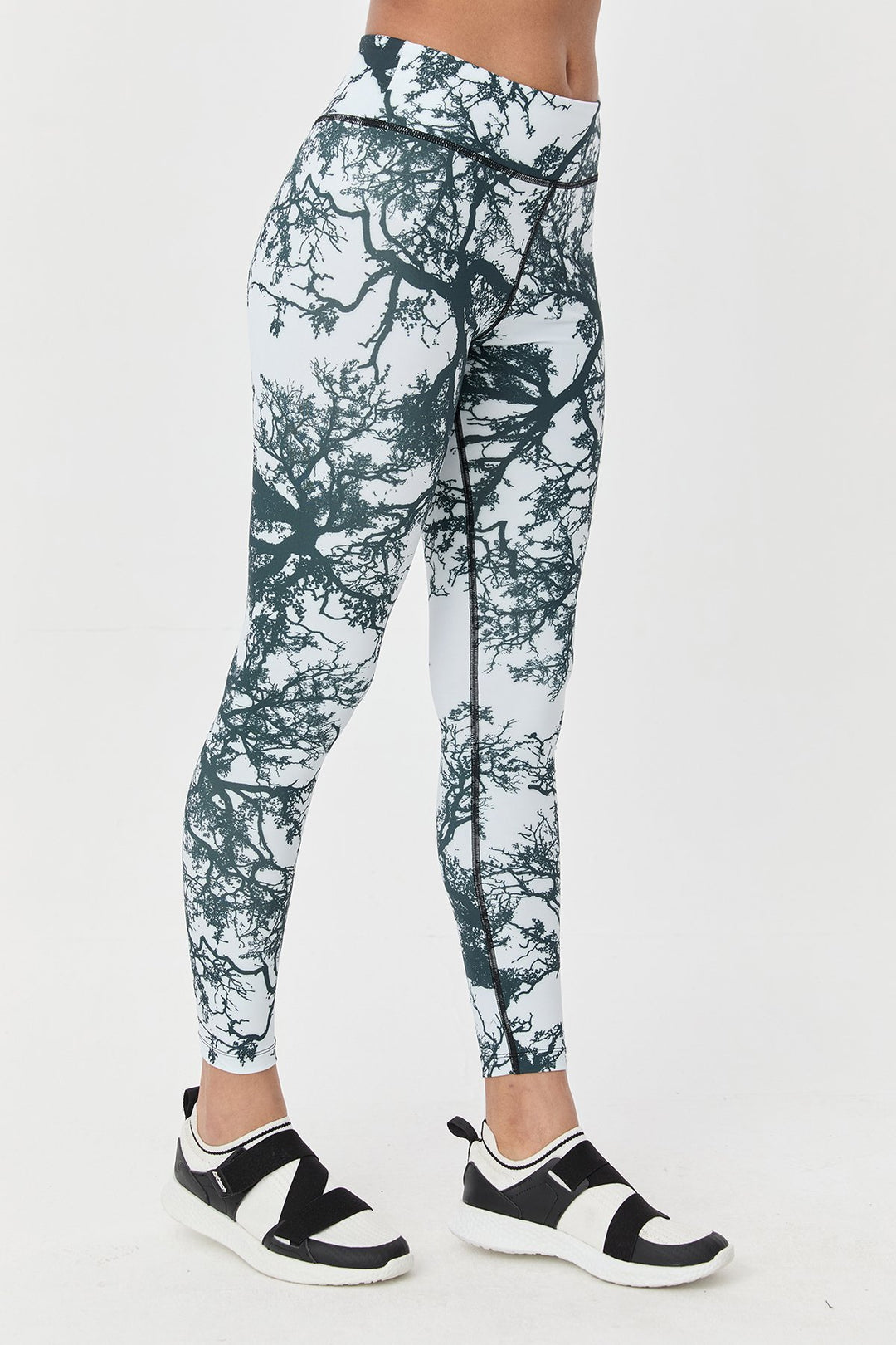 Damen Gemusterte Hohe Taille Sport Leggings