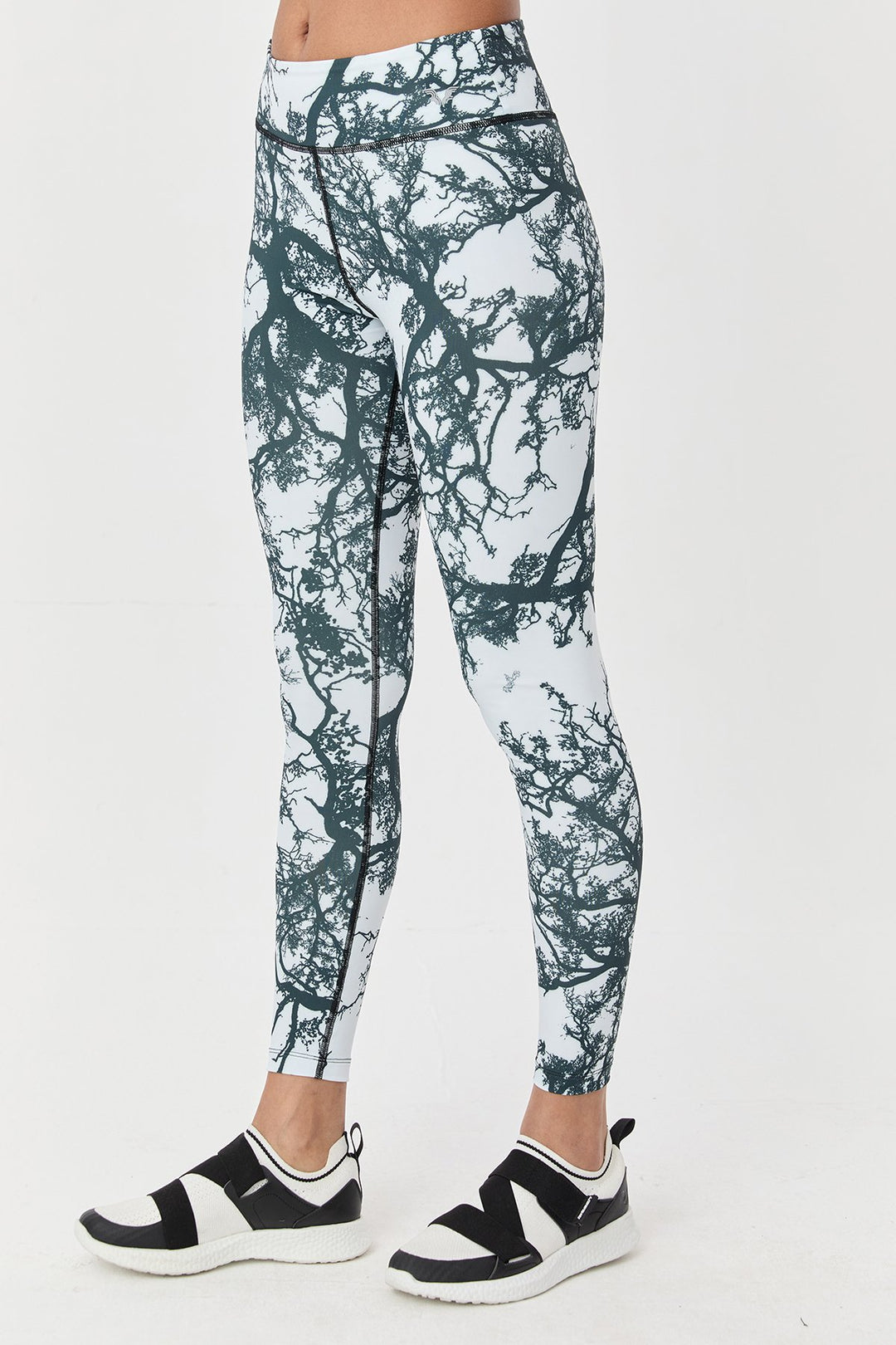 Damen Gemusterte Hohe Taille Sport Leggings