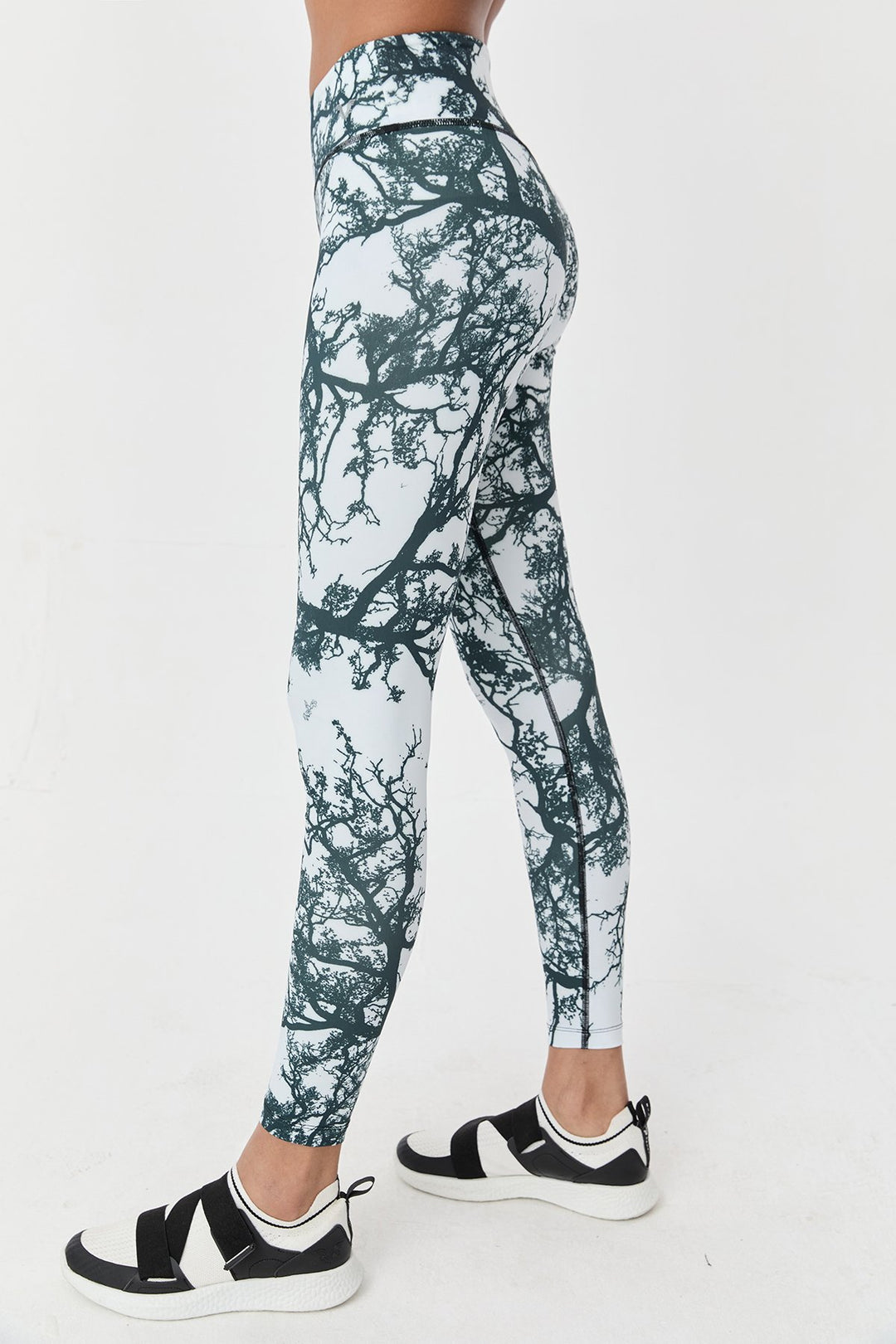 Damen Gemusterte Hohe Taille Sport Leggings