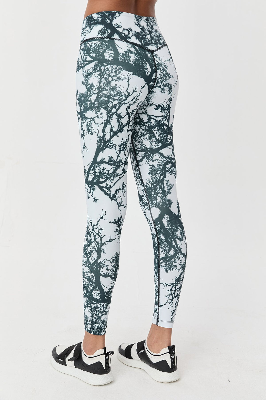 Damen Gemusterte Hohe Taille Sport Leggings