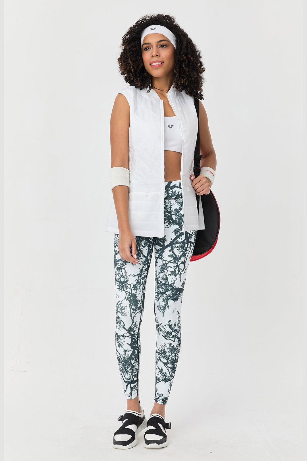 Damen Gemusterte Hohe Taille Sport Leggings