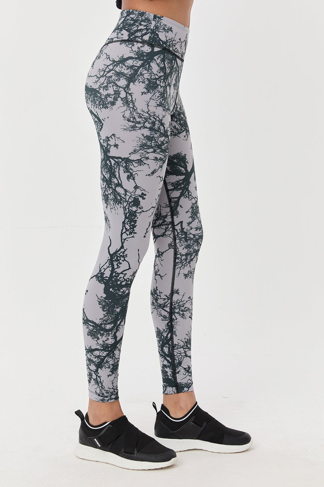 Damen Gemusterte Hohe Taille Sport Leggings